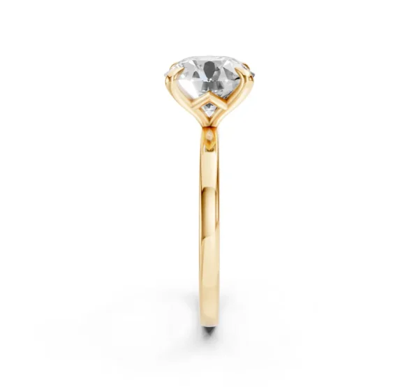 Diamond Solitaire Engagement Ring in 18K - Image 2