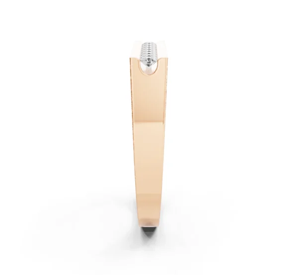 Modern Channel-Set Diamond Band in 14K Gold - Image 4