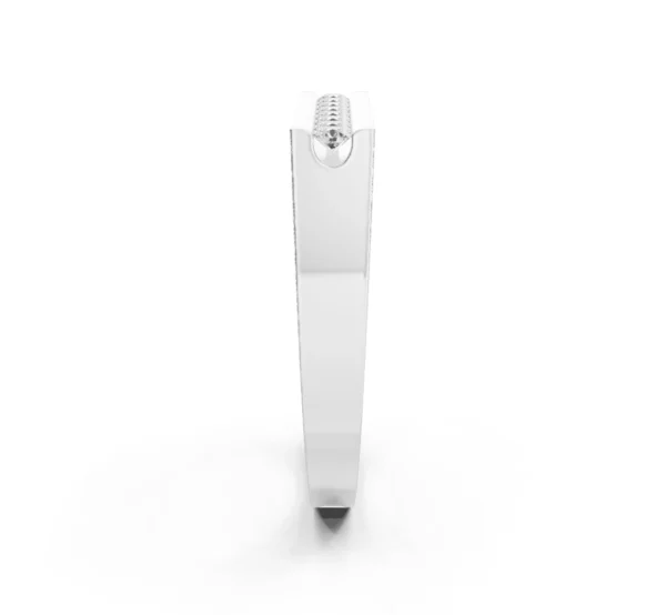 Modern Channel-Set Diamond Band in 14K Gold - Image 8